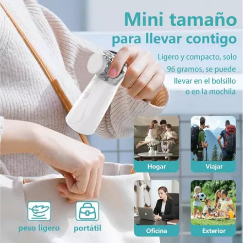 ¡Respira Mejor Ya! Nebulizador Portátil 🔋 Silencioso – Paga al Recibir
